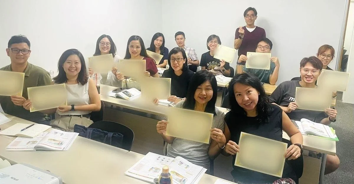 A Korean Explorer class on the last day of their course